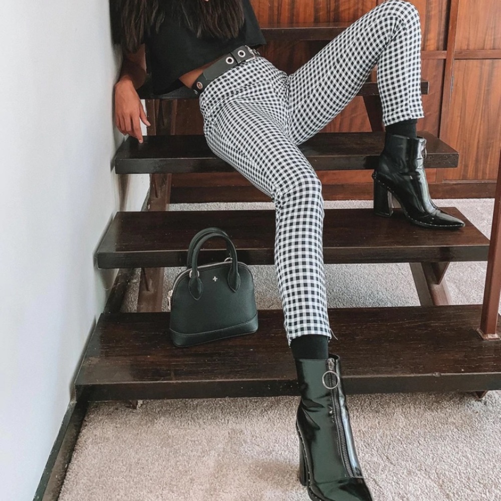 Gingham pants